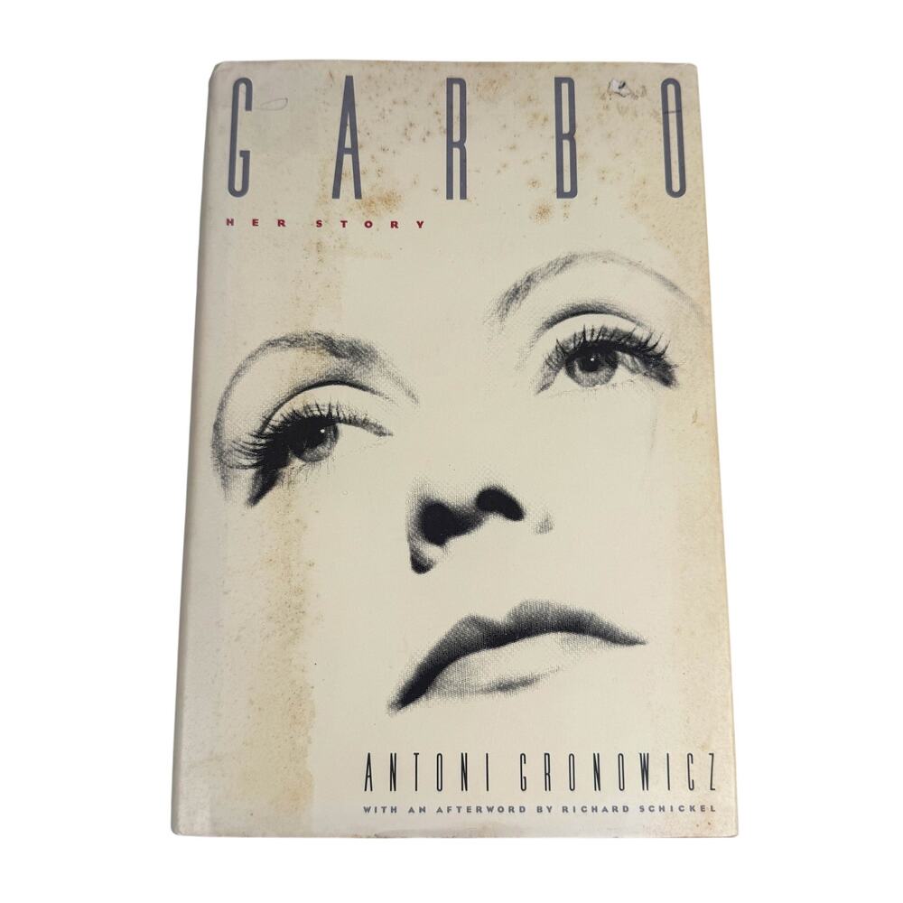 Greta Garbo Her Story by Antoni Gronowicz Hardcover Book 1990